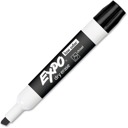 DYMO Expo Low Odor Black Chisel 12 Pack 80001